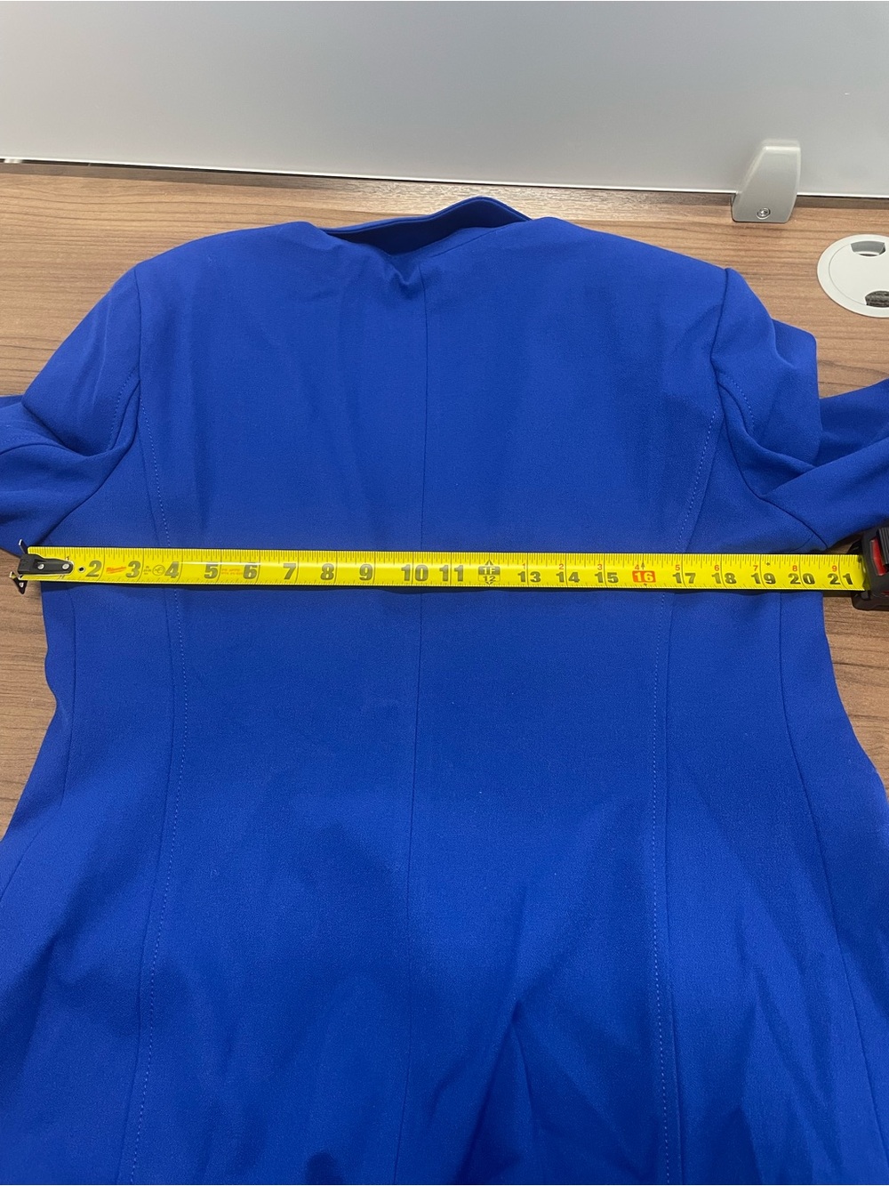ZARA Double Breasted Blue Blazer size XL - Picture 7 of 9